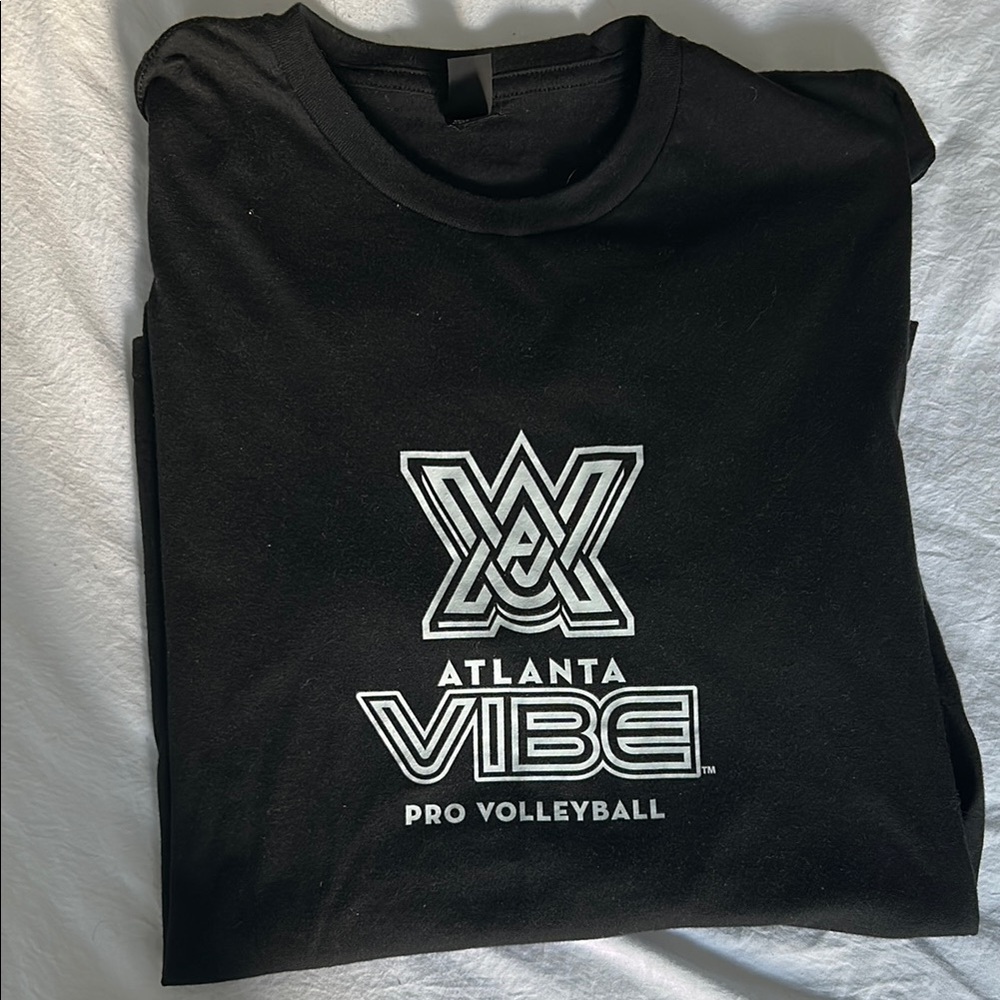 Black Atlanta Vibe Pro Volleyball T-Shirt